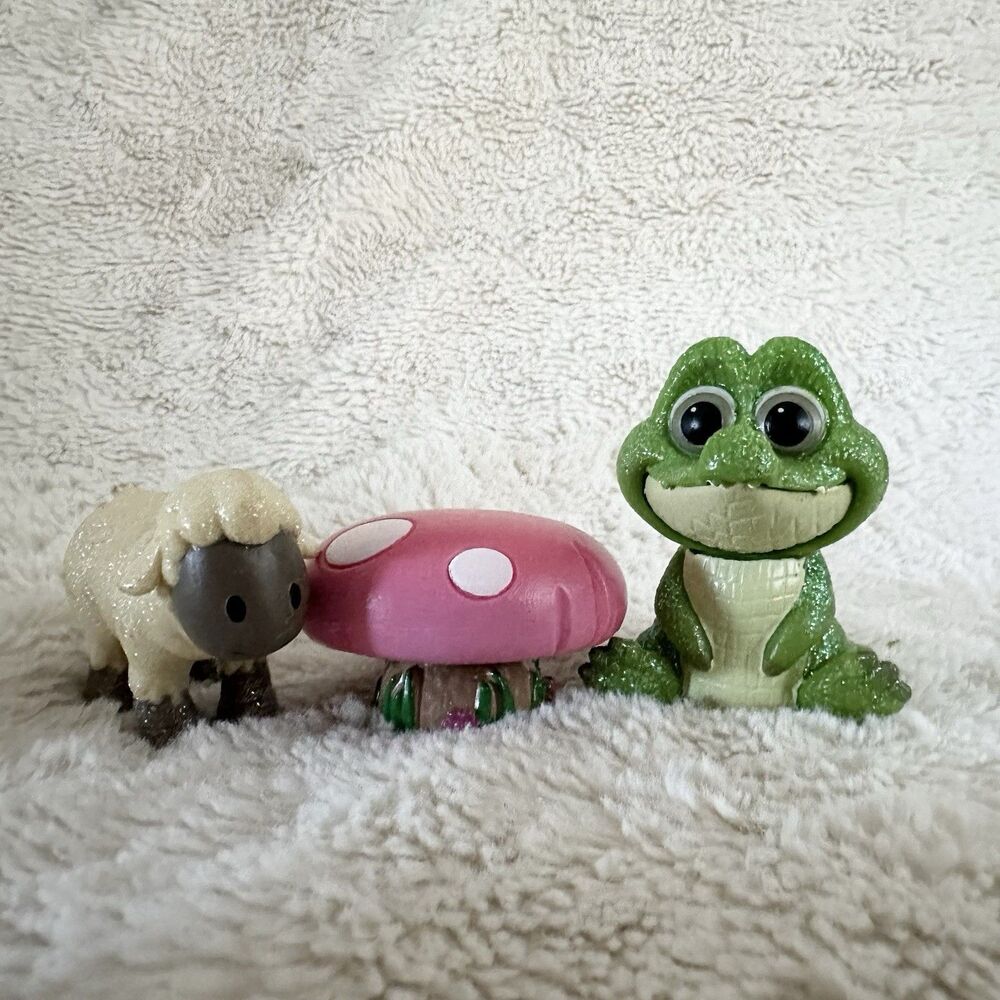 Disney Store Animators Collection 5” Tinker Bell Alligator Mushroom Sheep Toy
